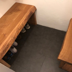 Kundenprojekt: Schuhregal/ Sitzbank  von Thomas aus Eiche